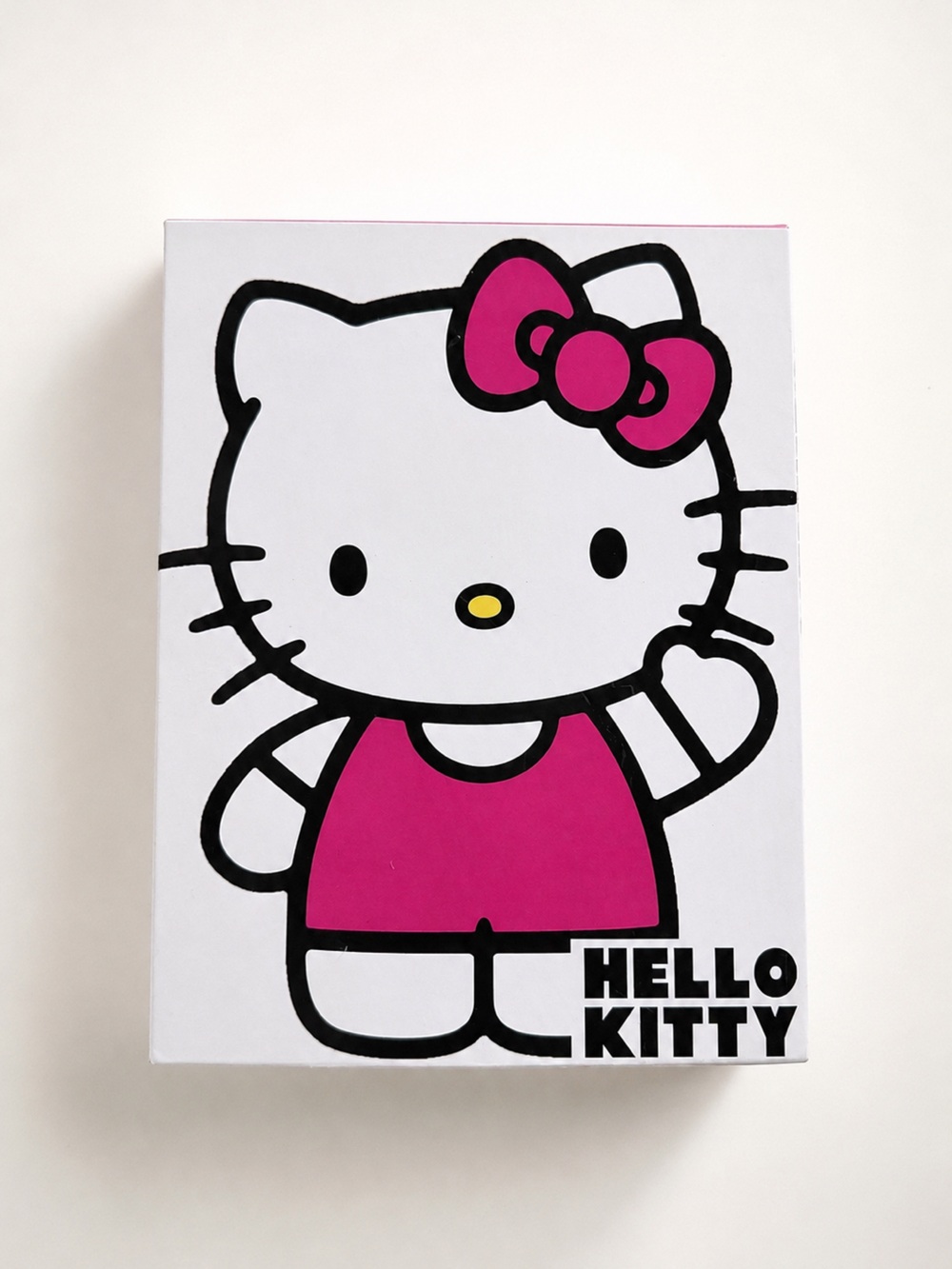 Hello Kitty Wooden Wall Art / Mod Podge Style Plaque – Pink & White